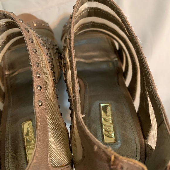 Ladies high platform open toe shoes - Picture 1 of 4